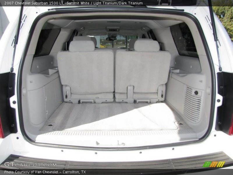 Summit White / Light Titanium/Dark Titanium 2007 Chevrolet Suburban 1500 LT