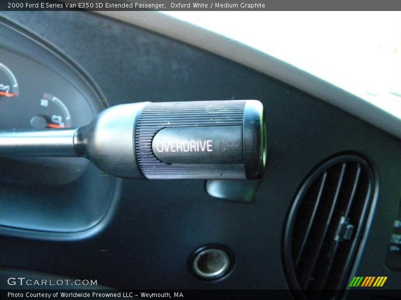 Oxford White / Medium Graphite 2000 Ford E Series Van E350 SD Extended Passenger