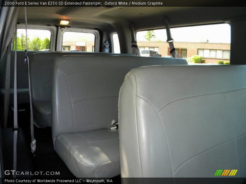 Oxford White / Medium Graphite 2000 Ford E Series Van E350 SD Extended Passenger