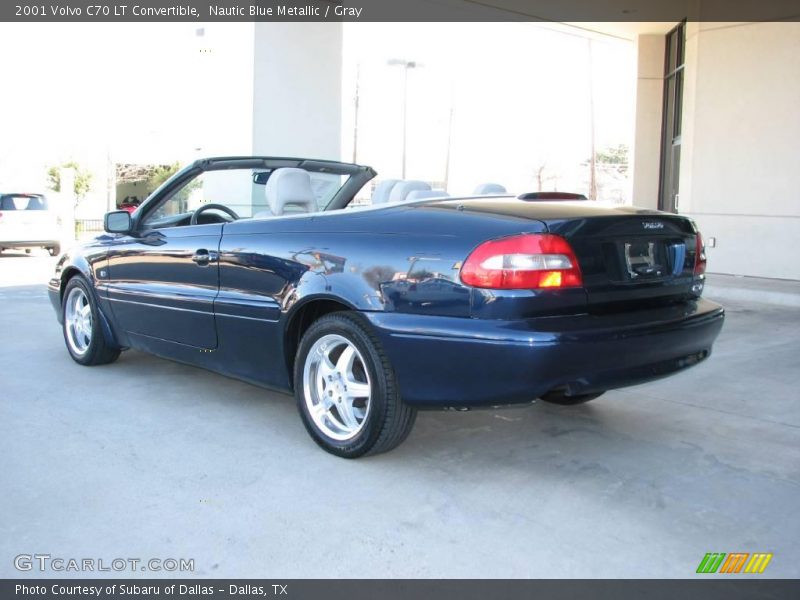 Nautic Blue Metallic / Gray 2001 Volvo C70 LT Convertible