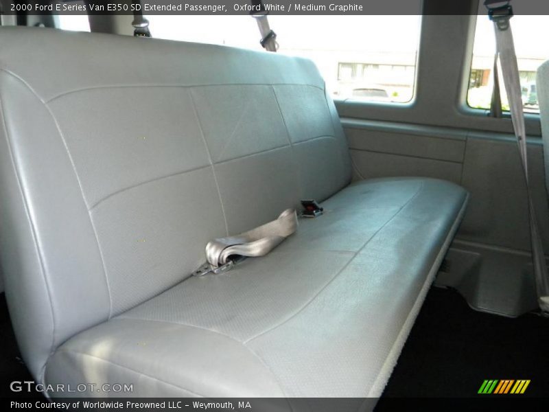 Oxford White / Medium Graphite 2000 Ford E Series Van E350 SD Extended Passenger