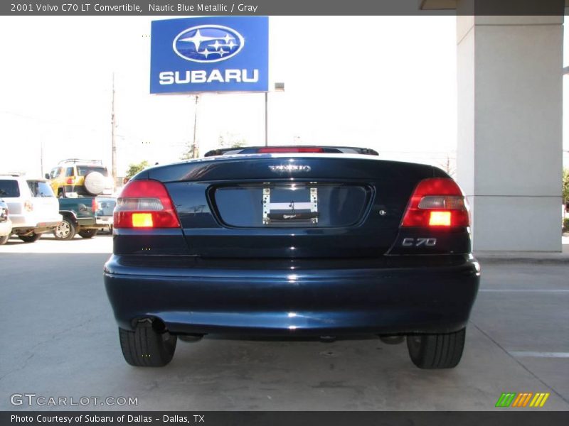 Nautic Blue Metallic / Gray 2001 Volvo C70 LT Convertible