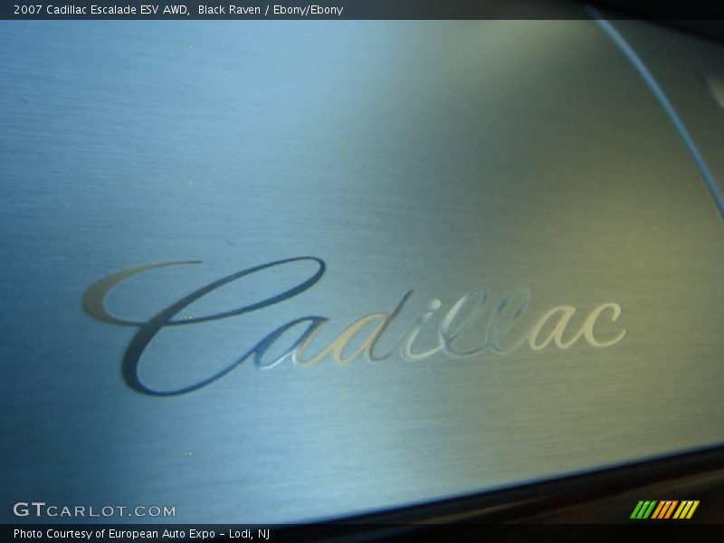 Black Raven / Ebony/Ebony 2007 Cadillac Escalade ESV AWD