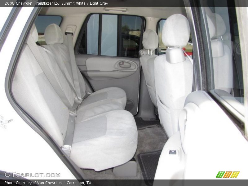Summit White / Light Gray 2008 Chevrolet TrailBlazer LS