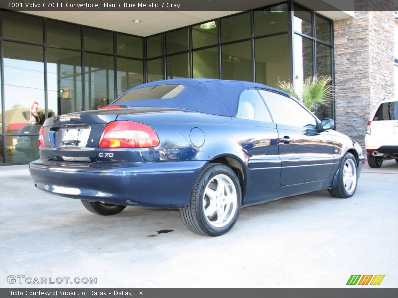 Nautic Blue Metallic / Gray 2001 Volvo C70 LT Convertible