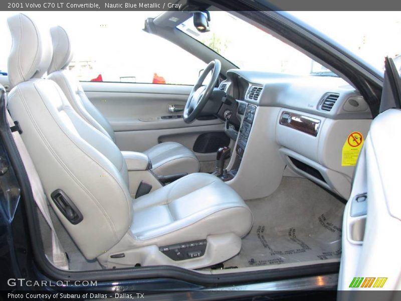 Nautic Blue Metallic / Gray 2001 Volvo C70 LT Convertible