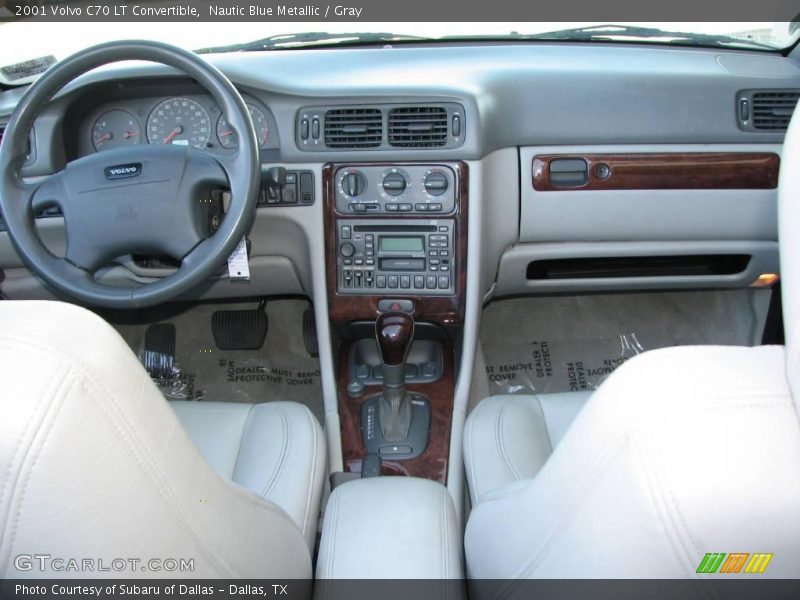 Nautic Blue Metallic / Gray 2001 Volvo C70 LT Convertible