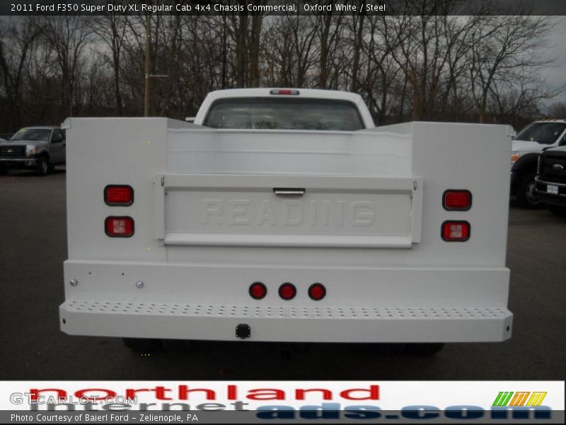 Oxford White / Steel 2011 Ford F350 Super Duty XL Regular Cab 4x4 Chassis Commercial