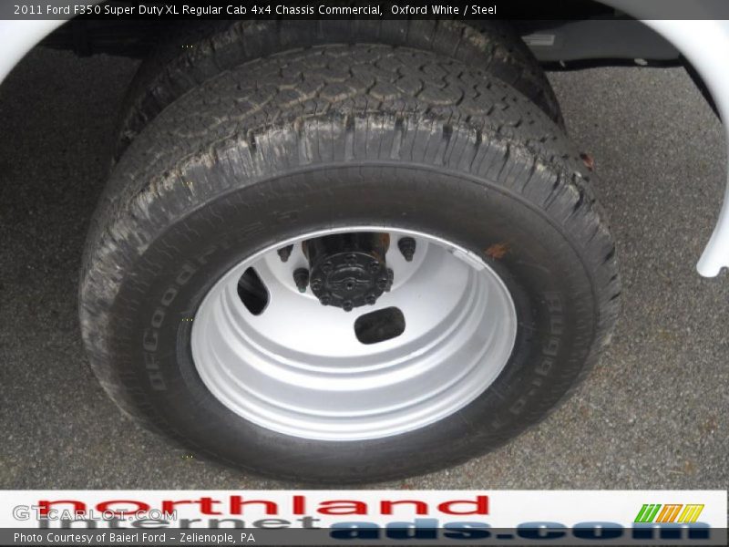 Oxford White / Steel 2011 Ford F350 Super Duty XL Regular Cab 4x4 Chassis Commercial