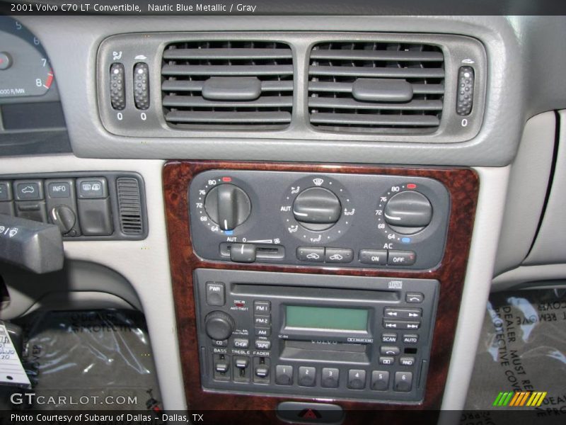 Nautic Blue Metallic / Gray 2001 Volvo C70 LT Convertible
