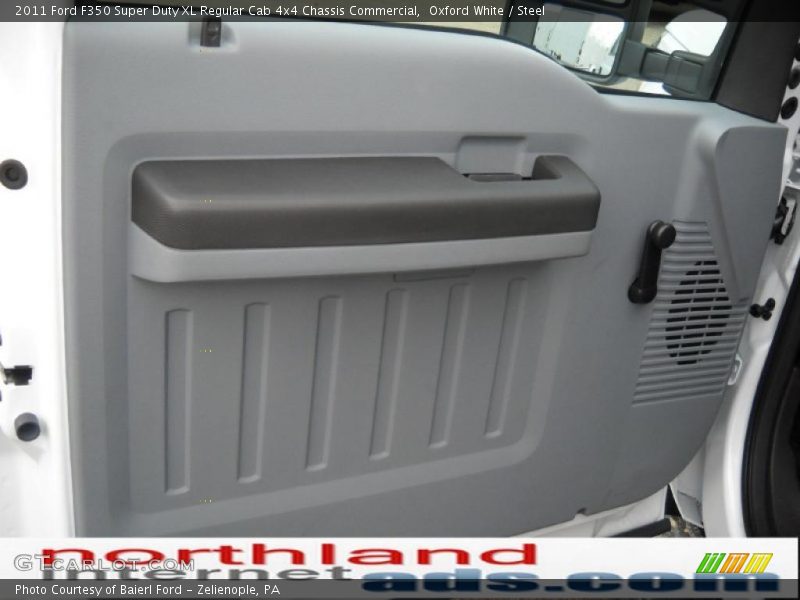 Oxford White / Steel 2011 Ford F350 Super Duty XL Regular Cab 4x4 Chassis Commercial