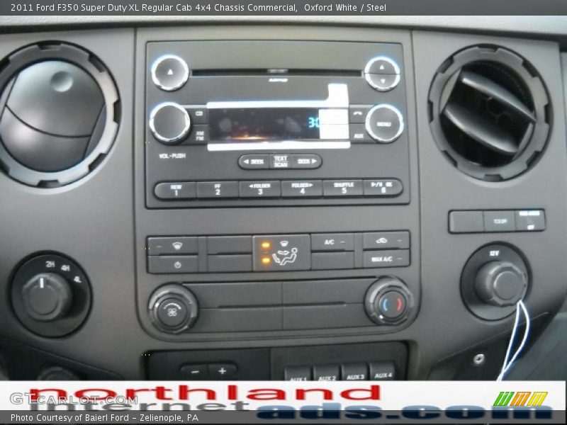Oxford White / Steel 2011 Ford F350 Super Duty XL Regular Cab 4x4 Chassis Commercial