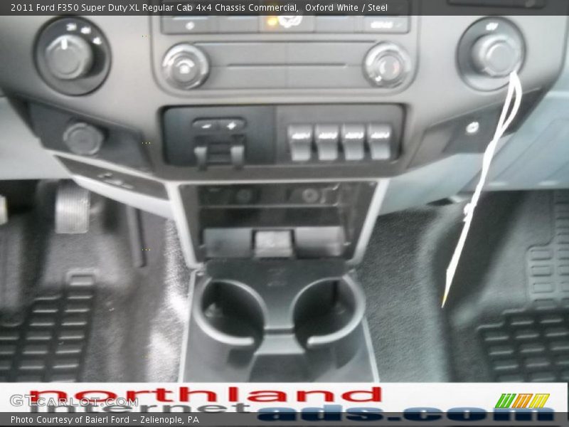 Oxford White / Steel 2011 Ford F350 Super Duty XL Regular Cab 4x4 Chassis Commercial