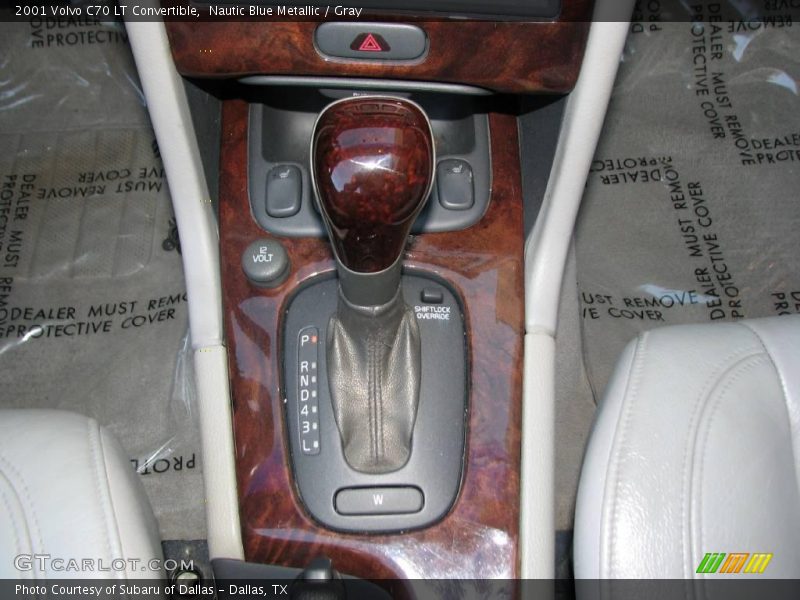 Nautic Blue Metallic / Gray 2001 Volvo C70 LT Convertible