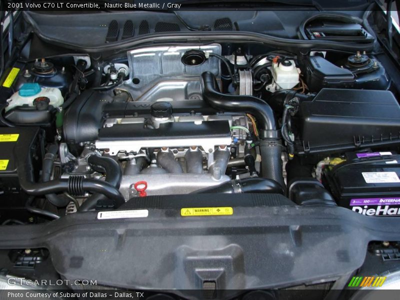 Nautic Blue Metallic / Gray 2001 Volvo C70 LT Convertible