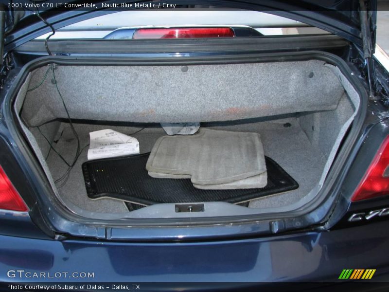 Nautic Blue Metallic / Gray 2001 Volvo C70 LT Convertible