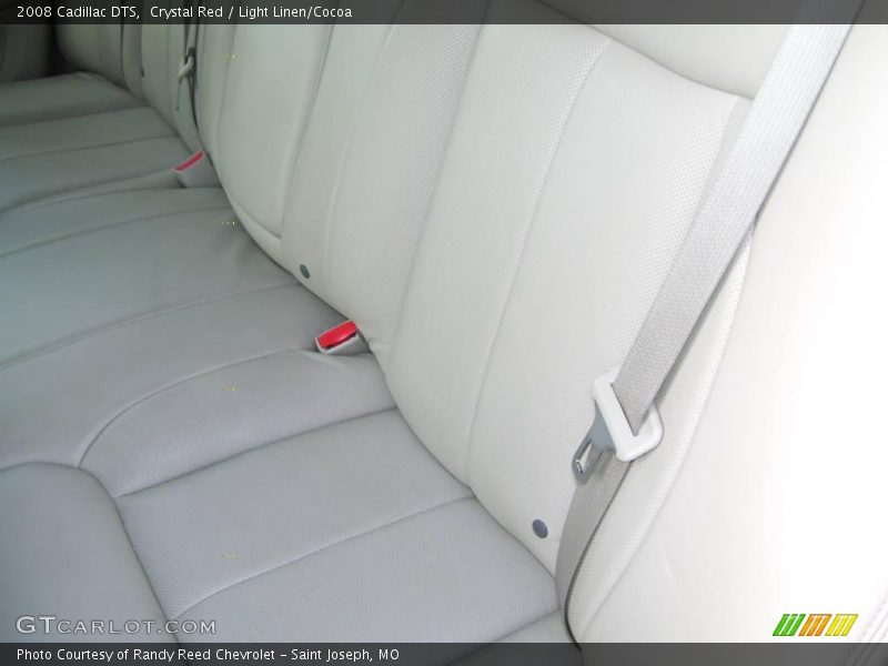 Crystal Red / Light Linen/Cocoa 2008 Cadillac DTS