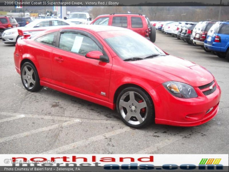 Victory Red / Ebony 2006 Chevrolet Cobalt SS Supercharged Coupe
