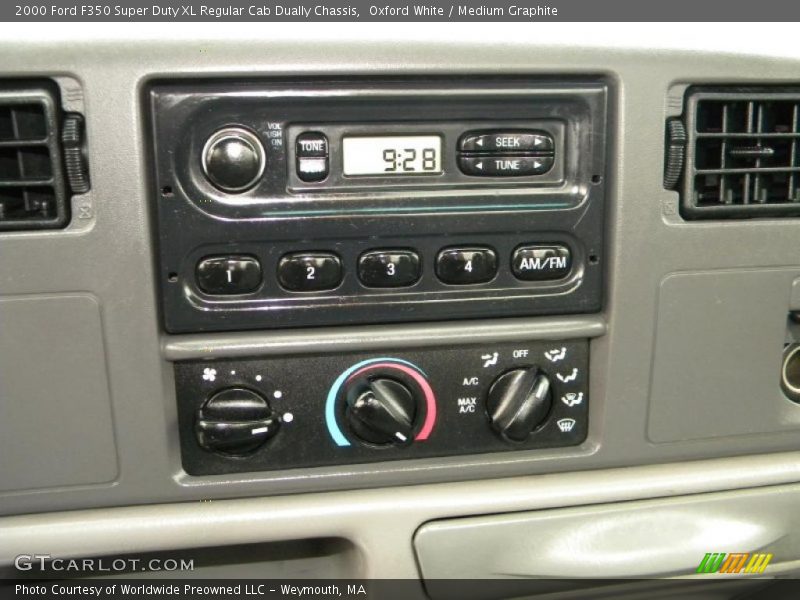 Oxford White / Medium Graphite 2000 Ford F350 Super Duty XL Regular Cab Dually Chassis