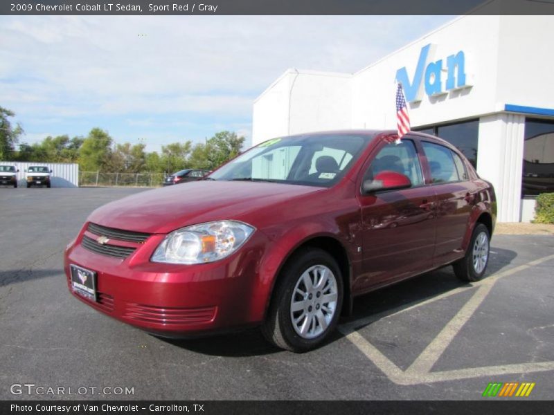 Sport Red / Gray 2009 Chevrolet Cobalt LT Sedan