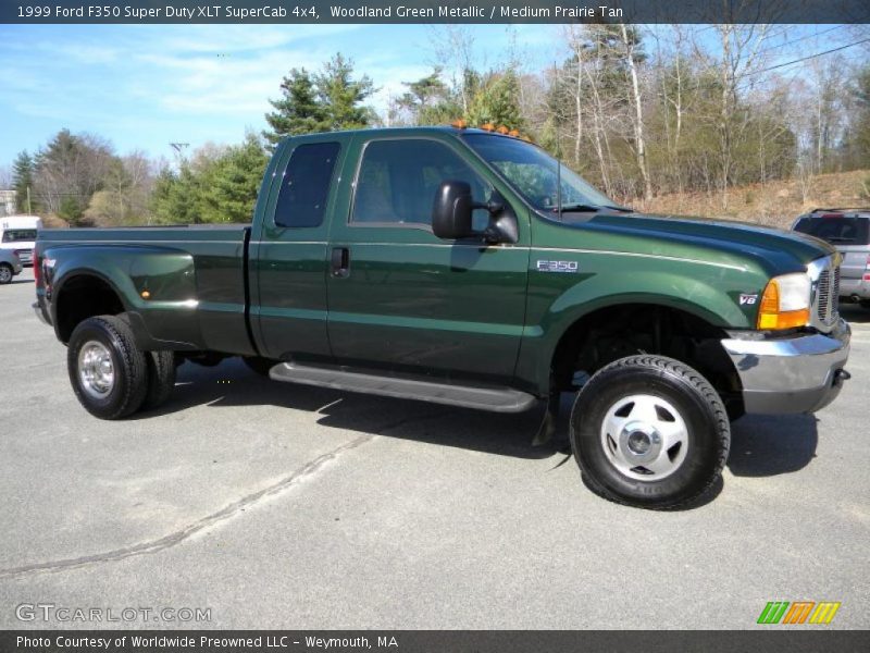  1999 F350 Super Duty XLT SuperCab 4x4 Woodland Green Metallic