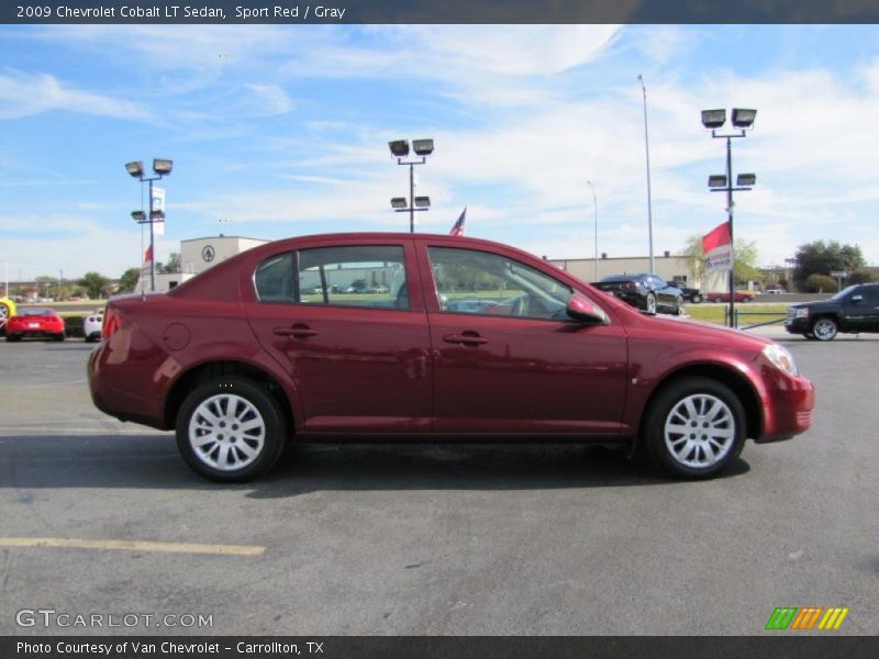 Sport Red / Gray 2009 Chevrolet Cobalt LT Sedan
