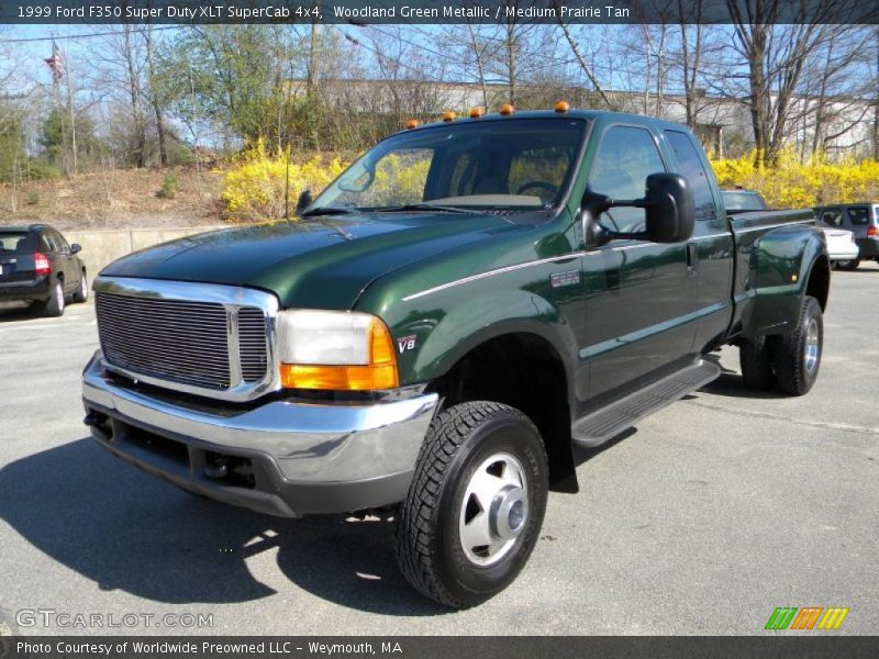  1999 F350 Super Duty XLT SuperCab 4x4 Woodland Green Metallic