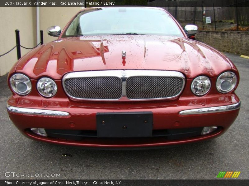 Radiance Red Metallic / Barley 2007 Jaguar XJ Vanden Plas
