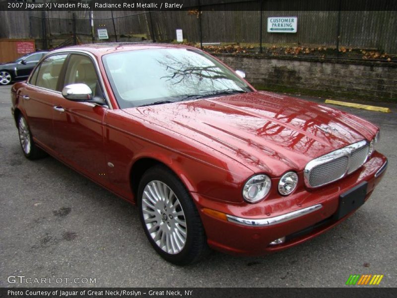 Radiance Red Metallic / Barley 2007 Jaguar XJ Vanden Plas