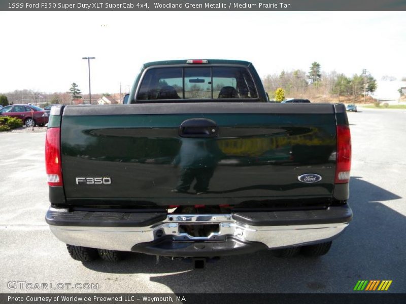 Woodland Green Metallic / Medium Prairie Tan 1999 Ford F350 Super Duty XLT SuperCab 4x4