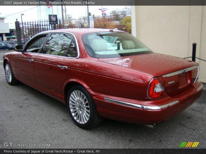 Radiance Red Metallic / Barley 2007 Jaguar XJ Vanden Plas