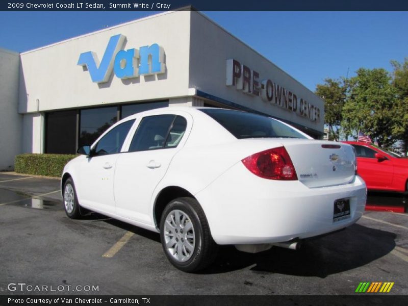 Summit White / Gray 2009 Chevrolet Cobalt LT Sedan