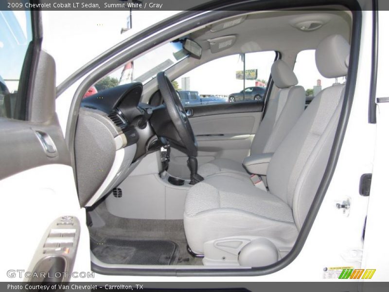 Summit White / Gray 2009 Chevrolet Cobalt LT Sedan