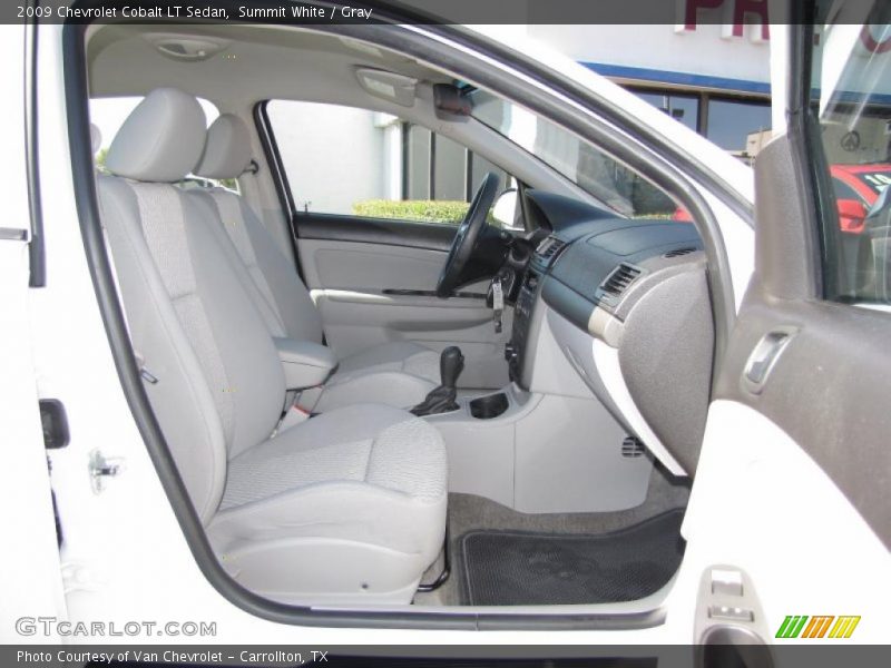 Summit White / Gray 2009 Chevrolet Cobalt LT Sedan