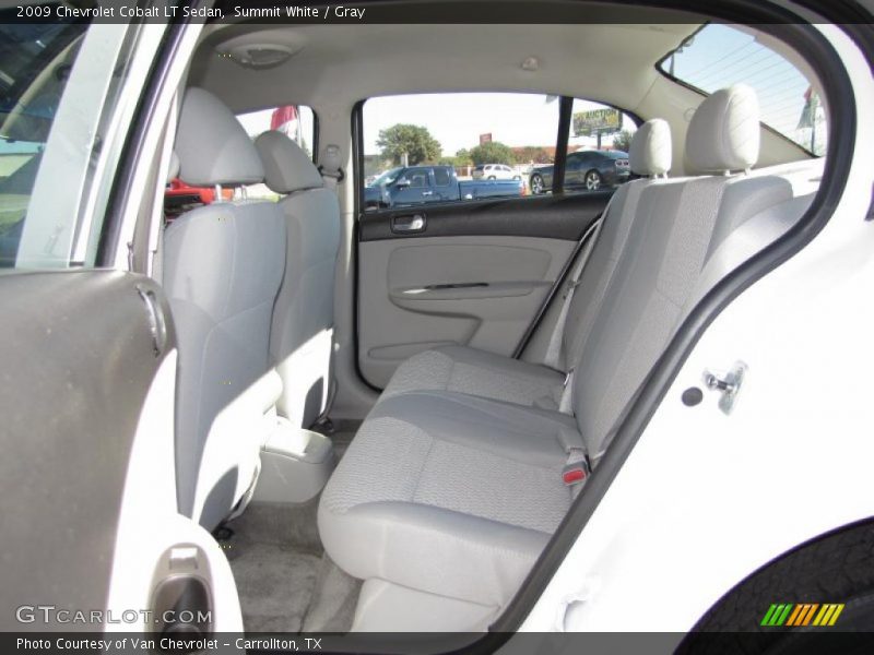 Summit White / Gray 2009 Chevrolet Cobalt LT Sedan