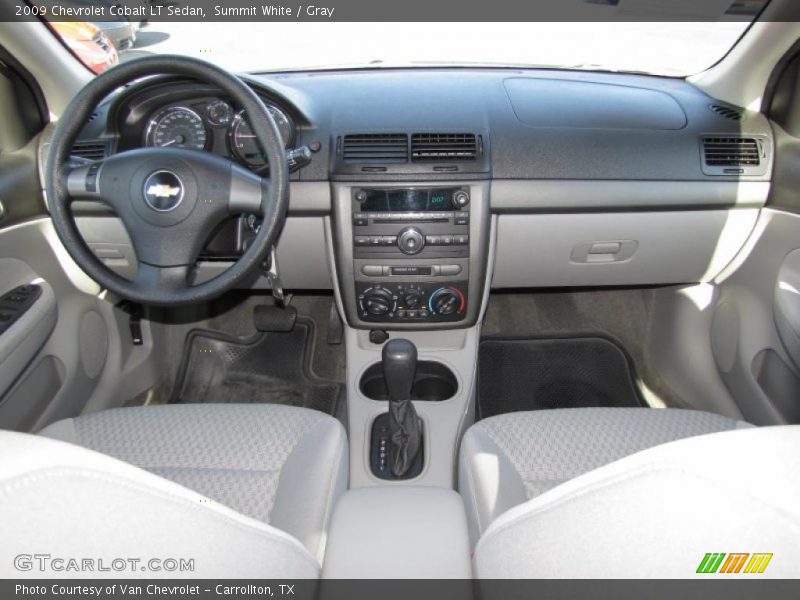 Summit White / Gray 2009 Chevrolet Cobalt LT Sedan