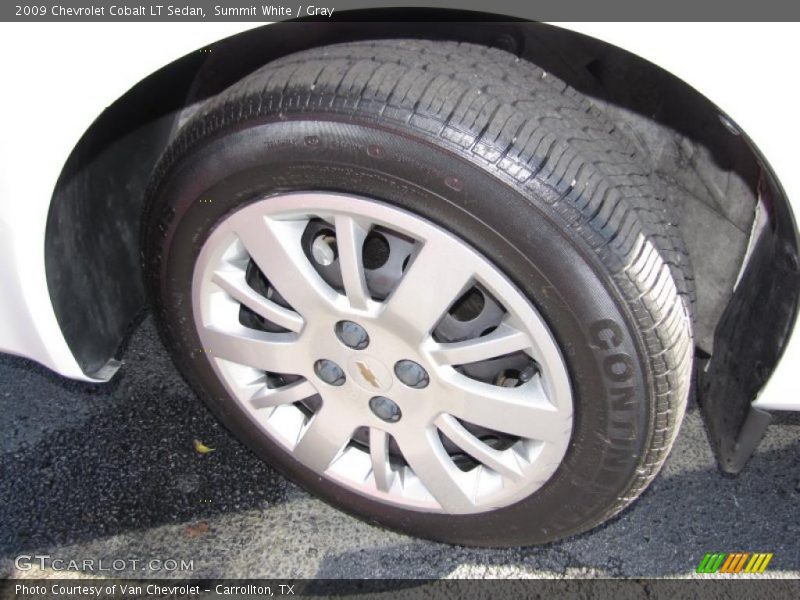 Summit White / Gray 2009 Chevrolet Cobalt LT Sedan