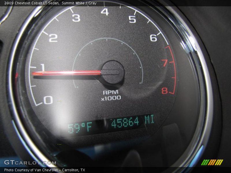 Summit White / Gray 2009 Chevrolet Cobalt LT Sedan