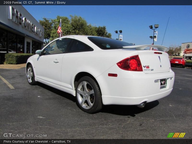 Summit White / Ebony 2009 Pontiac G5 GT