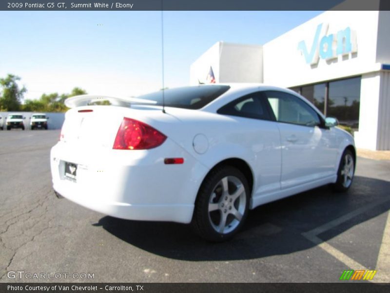 Summit White / Ebony 2009 Pontiac G5 GT