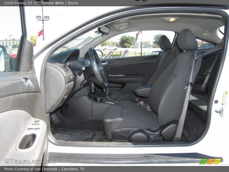 Summit White / Ebony 2009 Pontiac G5 GT