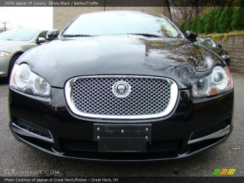 Ebony Black / Barley/Truffle 2009 Jaguar XF Luxury