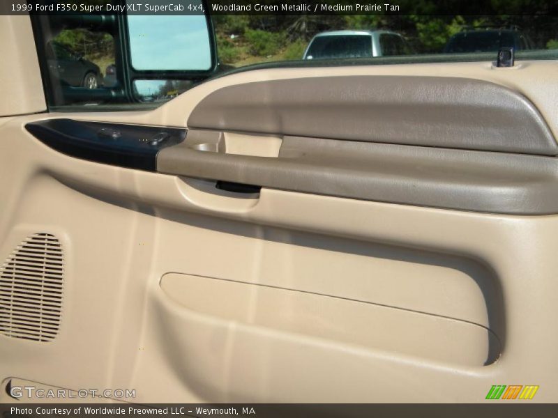 Woodland Green Metallic / Medium Prairie Tan 1999 Ford F350 Super Duty XLT SuperCab 4x4