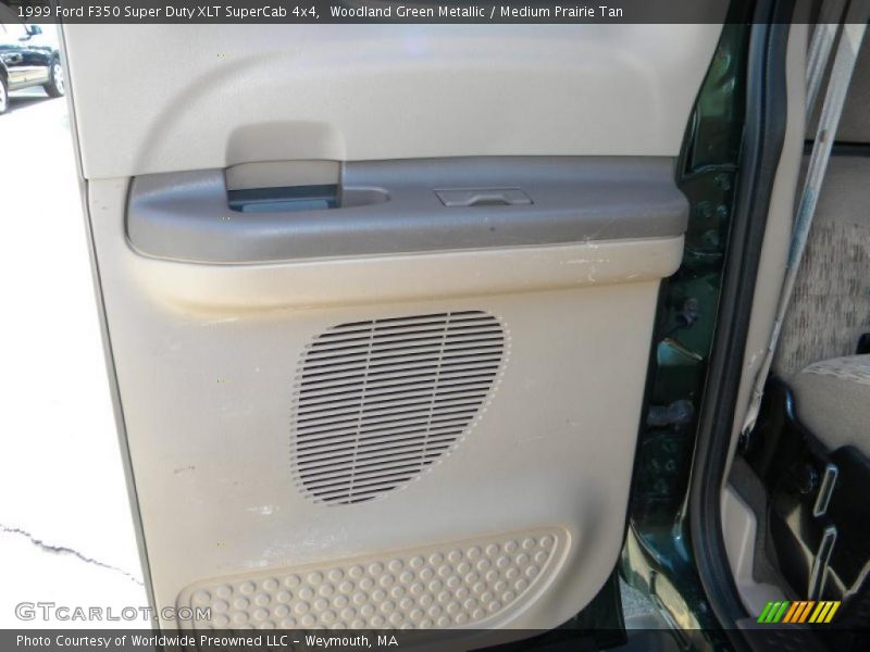 Woodland Green Metallic / Medium Prairie Tan 1999 Ford F350 Super Duty XLT SuperCab 4x4