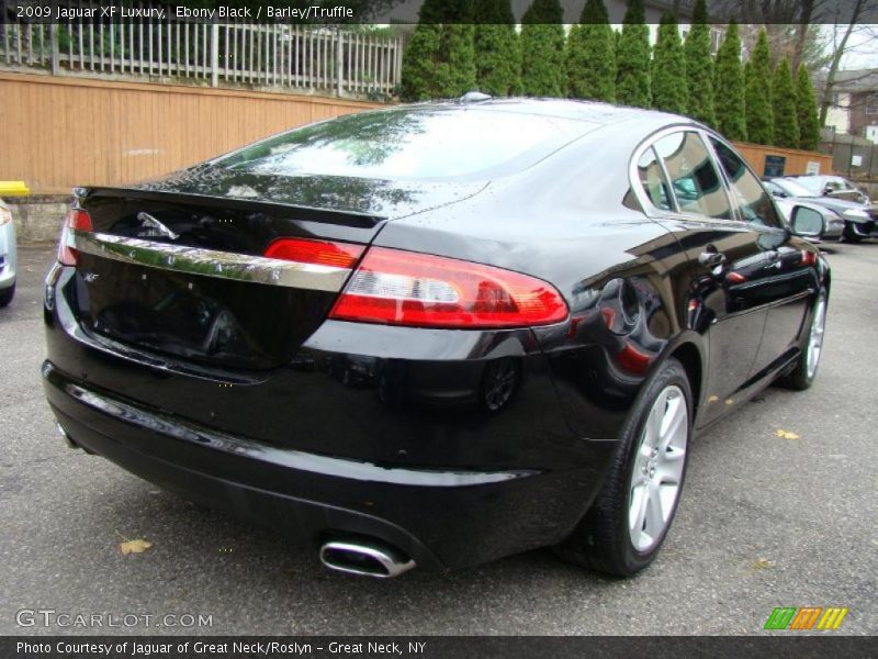 Ebony Black / Barley/Truffle 2009 Jaguar XF Luxury