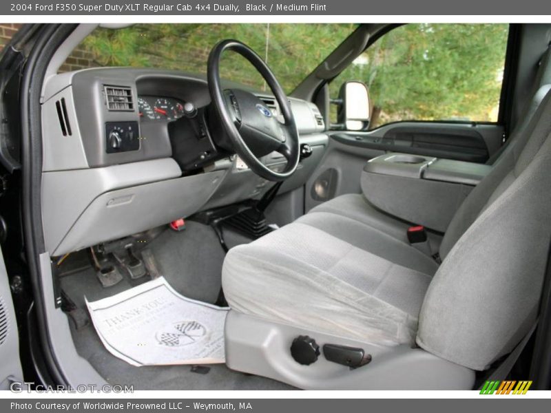 Black / Medium Flint 2004 Ford F350 Super Duty XLT Regular Cab 4x4 Dually