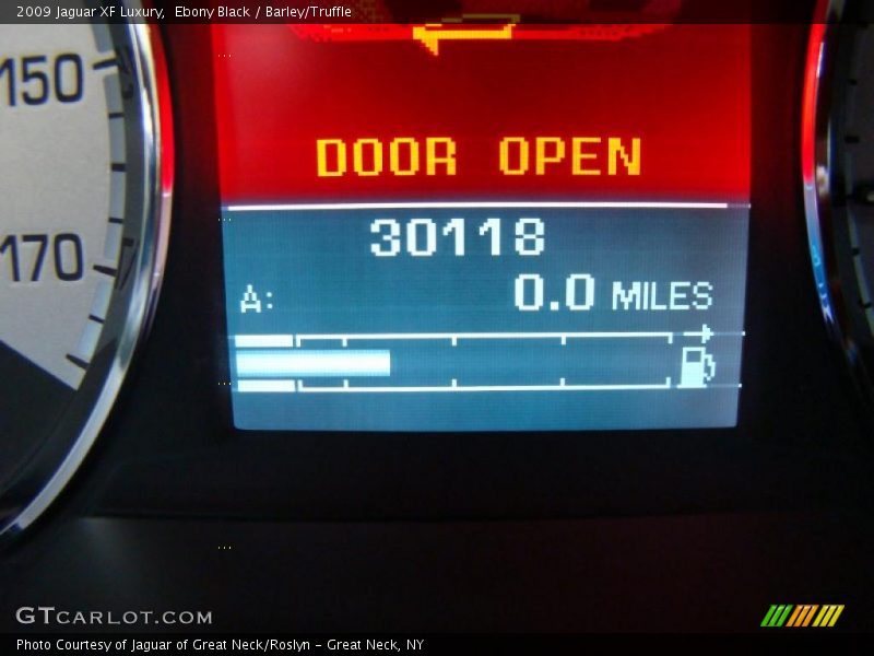 Ebony Black / Barley/Truffle 2009 Jaguar XF Luxury