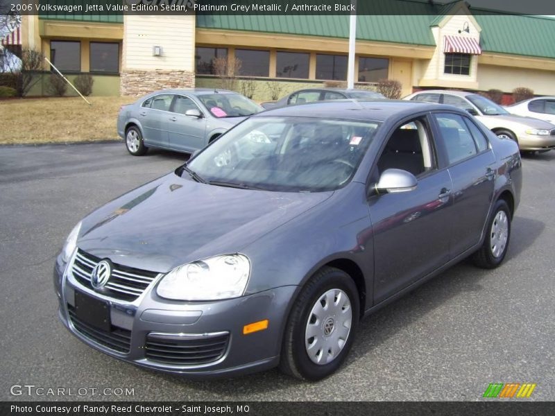 Platinum Grey Metallic / Anthracite Black 2006 Volkswagen Jetta Value Edition Sedan