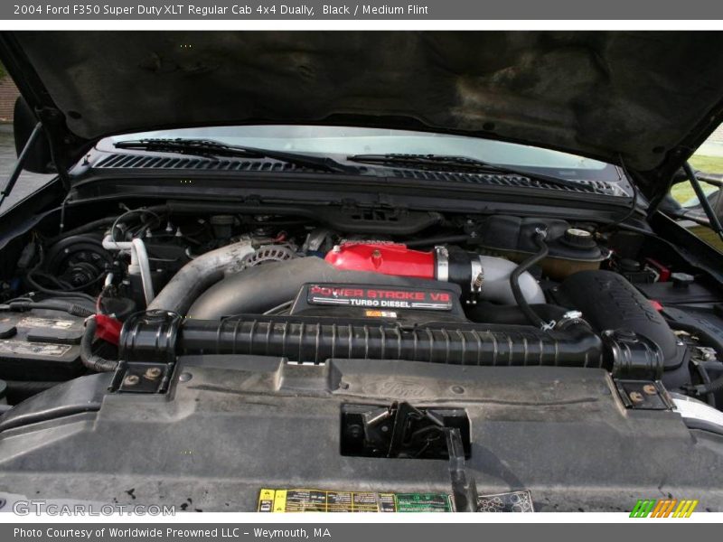 Black / Medium Flint 2004 Ford F350 Super Duty XLT Regular Cab 4x4 Dually