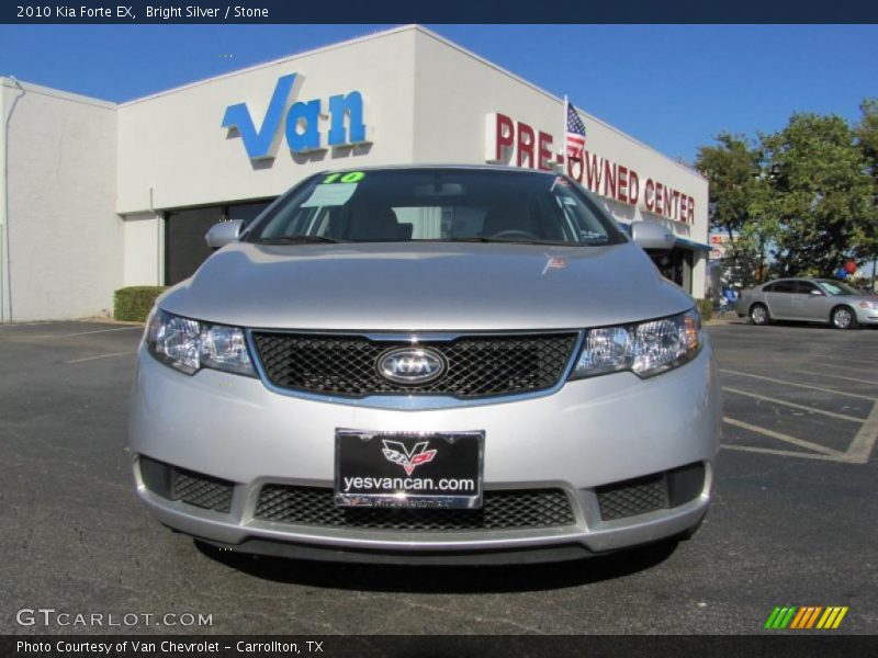 Bright Silver / Stone 2010 Kia Forte EX